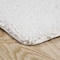 Hastings Home Hastings Home Memory Foam Shag Bath Mat 2-feet by 5-feet - White 567777FPB - alternate 3